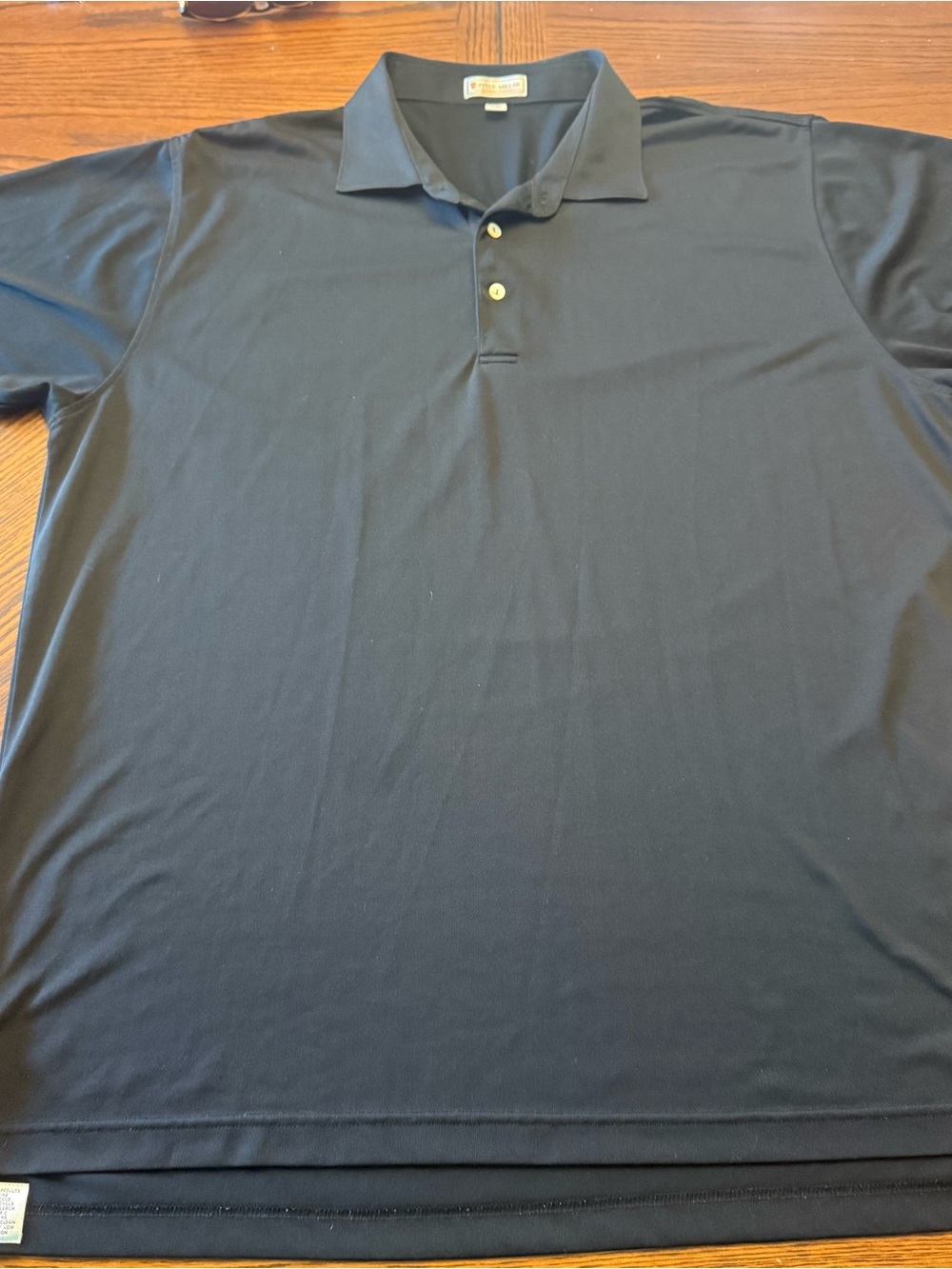 Peter Millar Summer Comfort Men’s XXL Black Collared Short Sleeve Polo Shirt